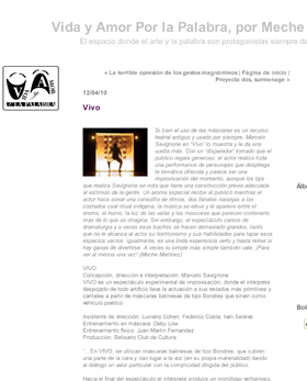 Crítica de Vivo en Vida y amor por la palabra